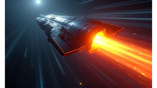 Conceptual rendering of a hypersonic vehicle's leading edge with heat shield glowing, illustrating the extreme temperatures Ceramic Matrix Composites can withstand.